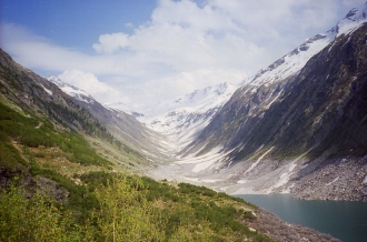 Dolina u-ksztatna Zillertal. Alpy/ autor: Sawomir Lamparski