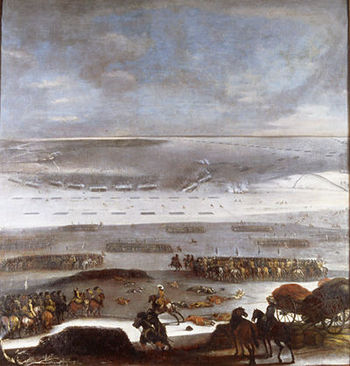 Johan Philip Lemke. Armia szwedzka przekracza Bałtyk i zdobywa wyspy duńskie/ źródło: Wikipedia Johan Philip Lemke. Armia szwedzka przekracza Bałtyk i zdobywa wyspy duńskie/ źródło: Wikipedia